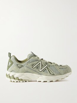 Кроссовки 610 из замши и сетки New Balance, зеленый 3074457345626905600 | green