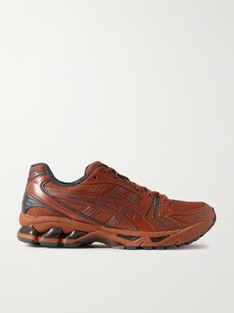 Кроссовки GEL-KAYANO 14 с прорезиненной отделкой из рипстопа и искусственной кожей Asics, коричневый 3074457345626935000 | brown