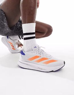 Кроссовки Adidas Running Adizero SL2 серо-оранжевого и синего цветов Adidas Performance 139873488 | grey