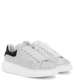 Кроссовки из кожи с декором Alexander McQueen p00545734