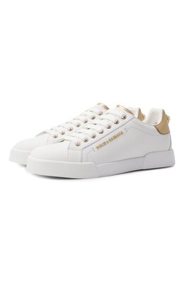 Кожаные кеды Portofino Dolce & Gabbana ck2329/an298