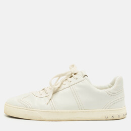 Valentino White Leather Upvillage Low Top sneakers Size 45 1179092