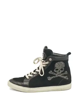 Philipp Plein skull leather sneakers 30364699