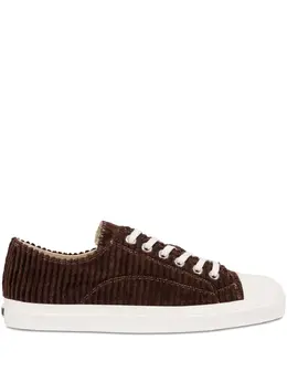 Moschino corduroy lace-up sneakers 30838522