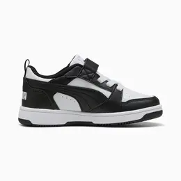 Кеды Puma Rebound V6 Lo AC+PS, размер 12i UK, белый/черный 103763052735