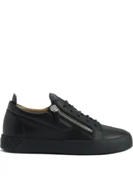 Giuseppe Zanotti Frankie zip-detail leather sneakers 30971867
