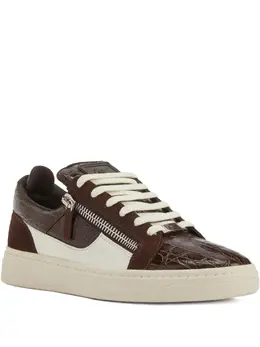 Giuseppe Zanotti GZ94 panelled zip-detail sneakers 30944902