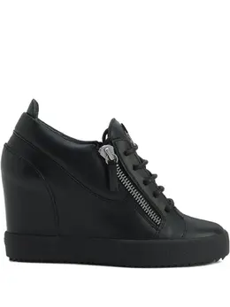 Giuseppe Zanotti Addy wedge zip-detail sneakers 30971876