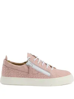 Giuseppe Zanotti Gail crocodile-effect sneakers 30972318