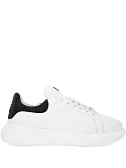 Philipp Plein Mix Strass crystal-embellished platform sneakers 29864088