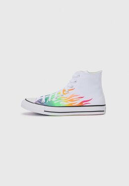 Высокие кроссовки CHUCK TAYLOR ALL STAR Converse, белый co411a2bi-a11 | white/chaos fuchsia/orange
