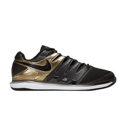 Nike Кроссовки Air Zoom Vapor X 'Black Metallic Gold', черный aa8030 008 | black metallic gold