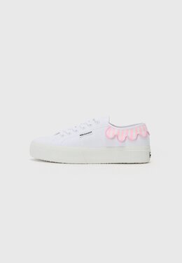 Кроссовки UMBRELLA Superga, белый su115p003-a11 | pink nosegay/white