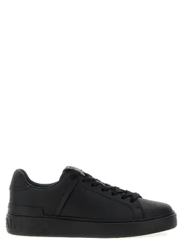 Balmain-B-Court Sneakers Nero-Uomo 52234541957460
