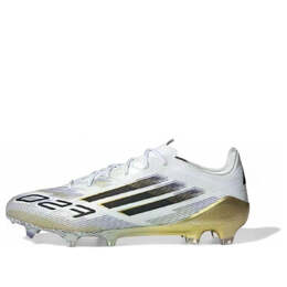 Кроссовки Adidas F50 Elite FG 'Cloud White Black Gold Metallic', белый jh7617 | white