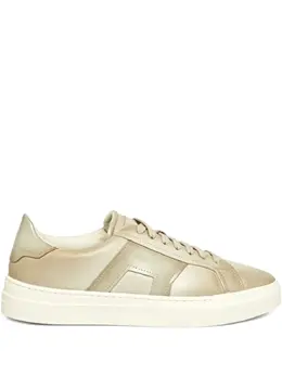 Santoni leather-panelled sneakers 31118395