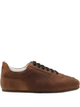 Moschino leather lace-up sneakers 31138813