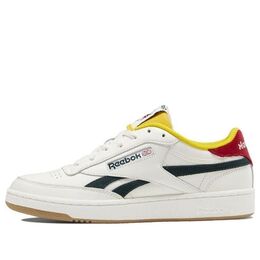 Кеды Reebok Club C Revenge Fashion Casual Skate Shoes Unisex White Green gy1765