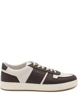 Hogan leather panelled low-top sneakers 31138796