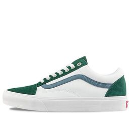 Кеды Vans Old Skool Low Tops Casual Skateboarding Shoes Unisex White Green, зеленый vn0a5jmiblg | green