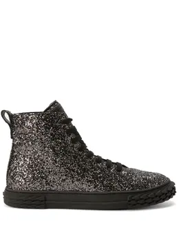 Giuseppe Zanotti Ecoblabber glitter high-top sneakers 18424325
