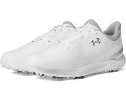 Кроссовки Under Armour Drive Fade Golf Shoes, цвет White/White/Metallic Silver 9978374 | white/white/metallic silver