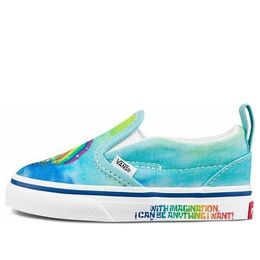 Кеды (TD) Vans SpongeBob SquarePants x Slip-On Velcro 'Imaginaaation', синий vn000ubszaw | blue