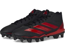 Кроссовки Adidas Adizero Impact.2 Molded Rubber Football Cleats, цвет Black/Team Power Red/Black 9916599 | black/team power red/black
