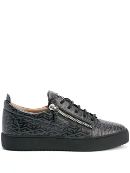 Giuseppe Zanotti Frankie monogram-print sneakers 18424259