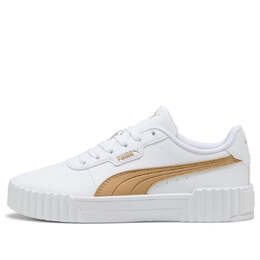 Кроссовки (WMNS) Puma Carina 3.0 Aqua Metallics 'White Light Sand Gold', белый 400722-02 | white