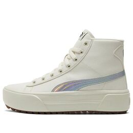 Кеды (WMNS) Puma Kaia Mid 'Fur Iridescent', кремовый 385377-01 | cream