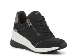 Кроссовки Dkny Kaden на танкетке, черные 590329 | black