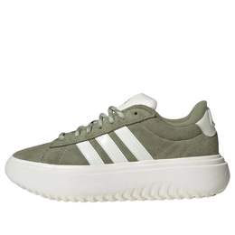 Кроссовки (WMNS) Adidas Grand Court Platform 'Tent Green Off White', зеленый ih2431 | green