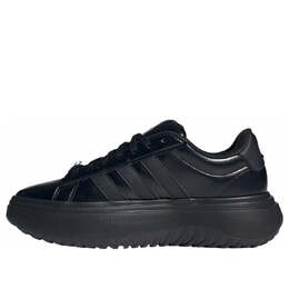 Кроссовки (WMNS) Adidas Grand Court Platform 'All Black', черный jh8668 | black