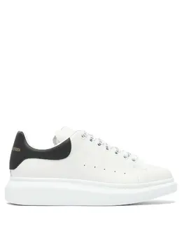 Alexander McQueen-Leather Upper And Rubber Sole Sneaker Sneakers & Slip-On Bianco-Uomo 52236599099732