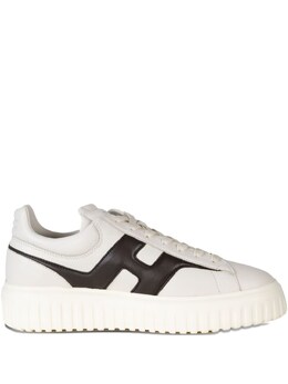 Hogan H-Stripes Leather Sneakers hxm6450fe91le9276o