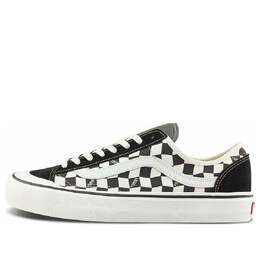 Кеды Vans Style 136 Decon Vr3 SF Casual Low Top Skateboarding Shoes Unisex Black White Grid, черный/белый vn0a4bx91kp | blackwhite