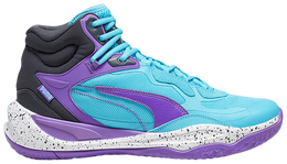 Кроссовки Puma Playmaker Pro Mid 'Purple Glimmer Bright Aqua', синий 377902 09 | blue