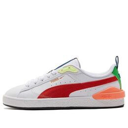 Кеды Puma Suede Bloc 'White Cherry Tomato', красный 380705-07 | red