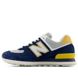 Кроссовки New Balance 574 'Navy White Yellow', темно-синий u574pgg | navy