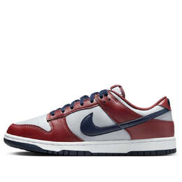 Кроссовки Nike Dunk Low Retro 'Wolf Grey Obsidian Dark Team Red', красный hf5441-003 | red