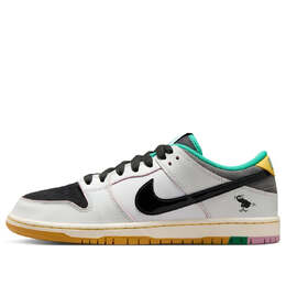 Кроссовки Nike x CSEF SB Dunk Low 'White Black', белый hj4132-100 | white