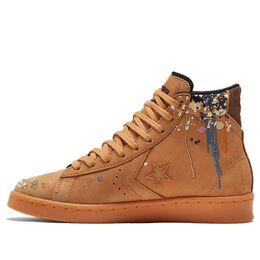 Кеды Converse Bandulu x Pro Leather High 'Paint Splatter - Flux', коричневый 169908c | brown