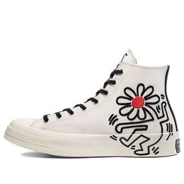 Кеды Keith Haring x Converse Chuck Taylor All-Star 70 High Tops Egret White 'Egret Black Red', кремовый 171858c | cream