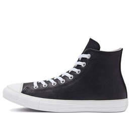 Кеды Converse Seasonal Color Leather Chuck Taylor All Star 'Black White', черный 166730c | black