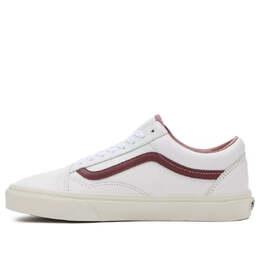 Кроссовки Vans Old Skool Premium Leather 'White Dark Red', белый vn0007nt7bf | white