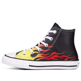 Кроссовки Converse Chuck Taylor All Star Flame Nero Mod 'Black Red', черный 665864c | black