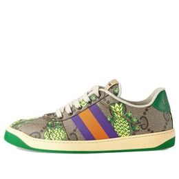 Кроссовки Gucci GG Tropical Patterns Sneakers 'Tan Multi', желто-коричневый 673409-uir20-9791 | tan