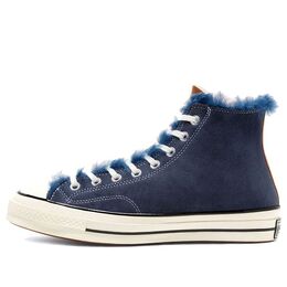 Кеды Converse Tri Panel x Chuck 70 Hi 'Navy Shearling', розовый 166319c | pink