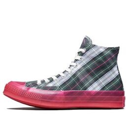 Кеды Converse Chuck Taylor All-Star 70s Hi Plaid Translucent Midsole Red, красный 163324c | red